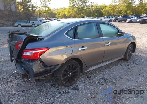 2017 Nissan Sentra Sr из США, поврежденный, VIN 3N1AB7AP7HY350104